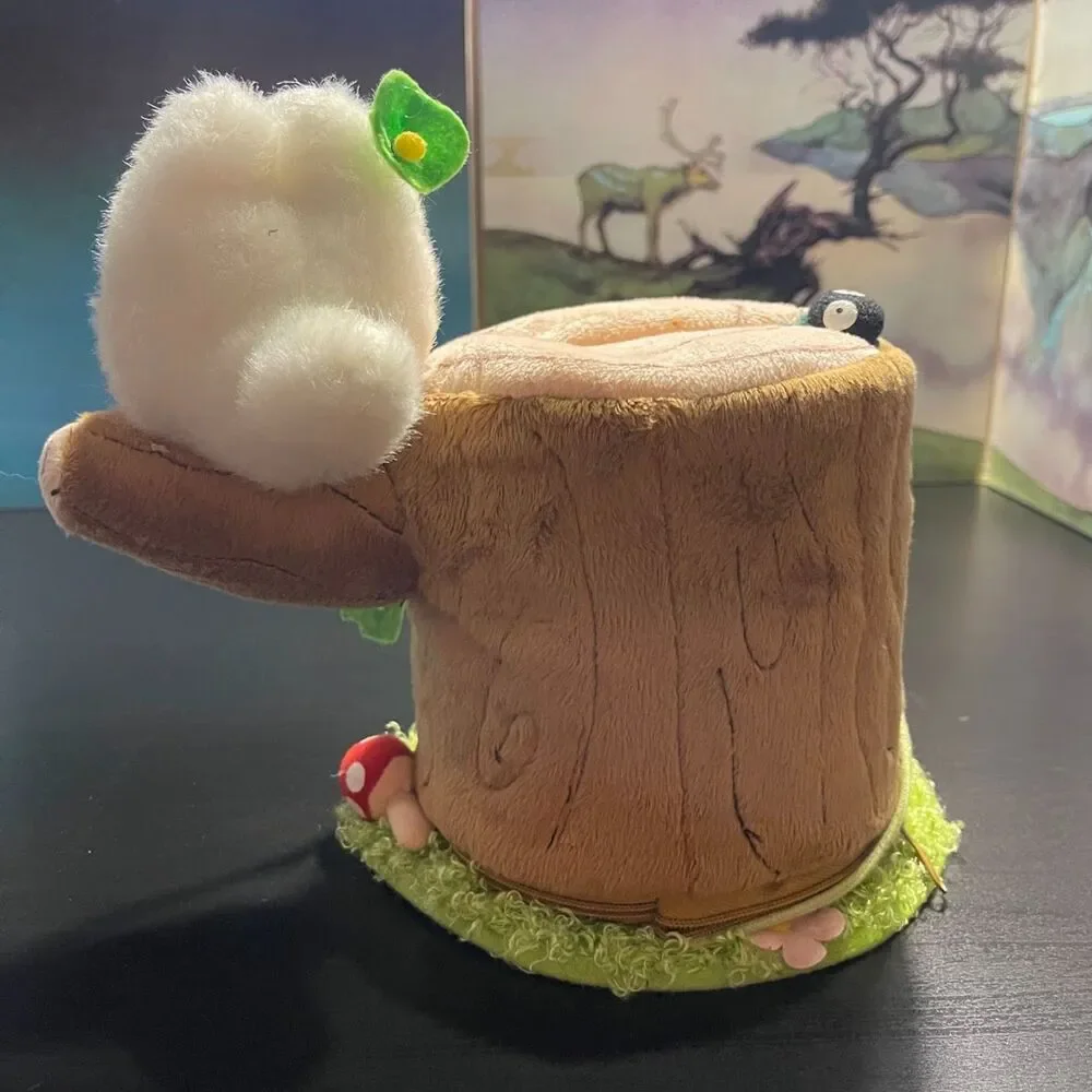 My Neighbor Totoro Plush Tissue Box Studio Ghibli White Totoro Soot Sprite
